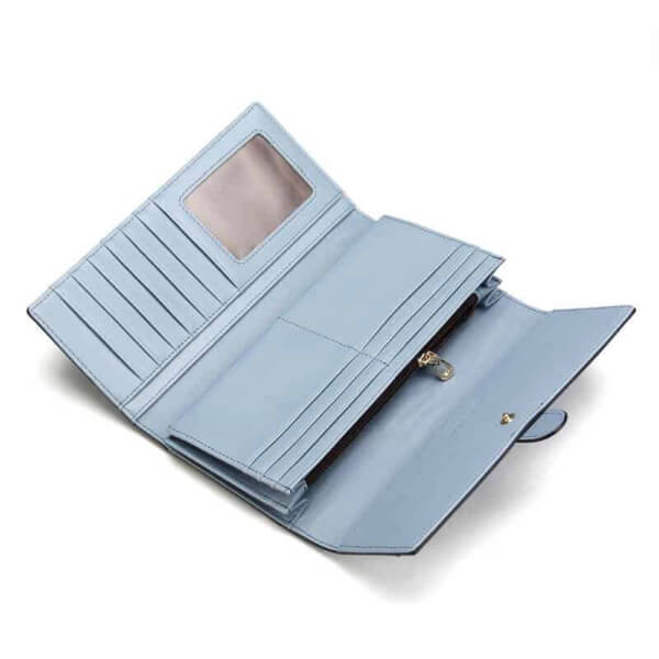 vegan leather PU wallet inside pocket structure