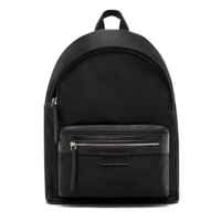 Polyester fabric plain backpack
