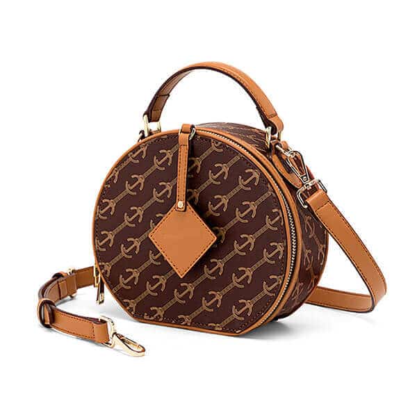 Shoulder PVC round bag canteen bag factory